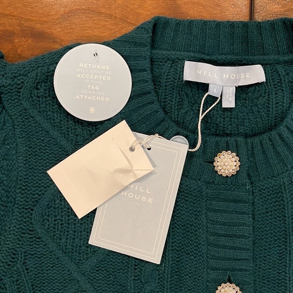 Hill House NWT The Ollie Sweater in Botanical Garden Merino Wool - Picture 9 of 16